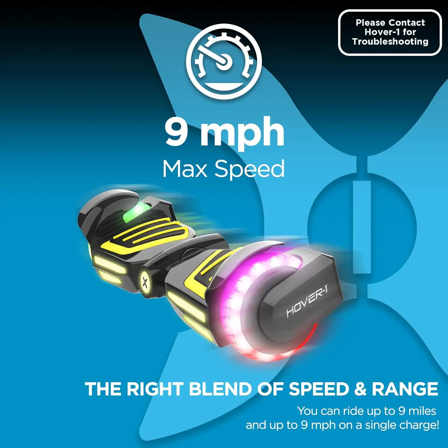 Hover-1 Ranger and Electric Hoverboard - 9MPH Top Speed - c